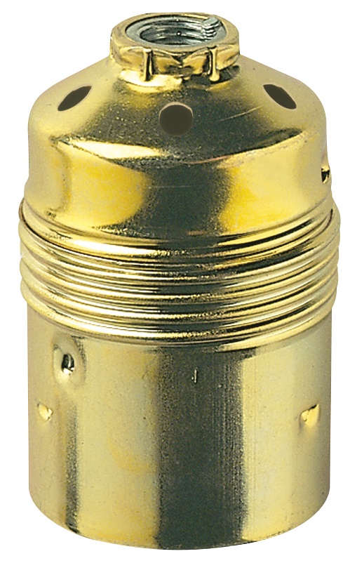Portalmpd E27 M10x1 cm+cpt/lisc ottone 