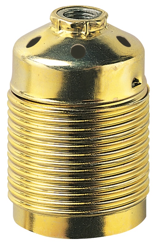 Portalmpd E27 M10x1 cm+cp/fil ottone 