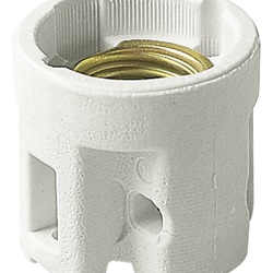 Portalmpd E27 Ã¸50mm porc. bianco 