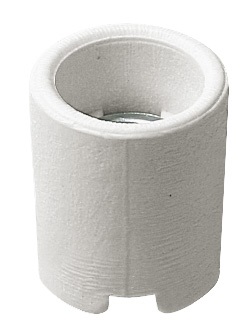 Portalmpd E14 porcellana bianco 