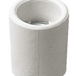 Portalmpd E14 porcellana bianco 