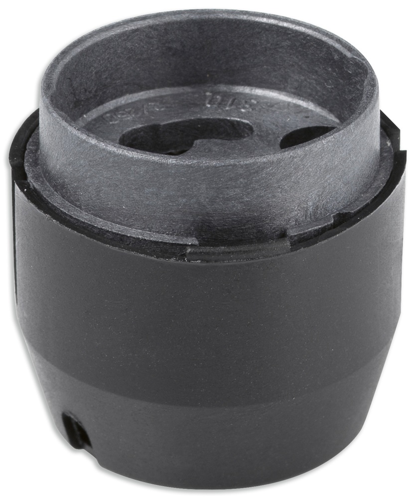 Portalampada per lampade alogene GU10/GZ10 2A 250V con molle fermafilo doppie per apparecchi classe II temperatura max 270°C