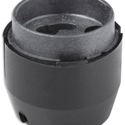 Portalampada per lampade alogene GU10/GZ10 2A 250V con molle fermafilo doppie per apparecchi classe II temperatura max 270°C