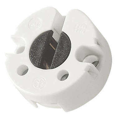 Portalmpd fluor.G13 a pastiglia bianco 