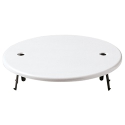 Coperchio rotondo ø 94 mm con griffe bianco