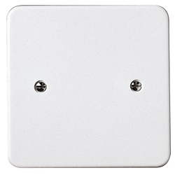 Coperchio quadrato 101x101 mm con griffe per scatole ø 75-85 mm bianco urea