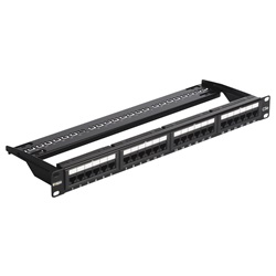 Pannello 24 RJ45 Cat5e UTP 1u 