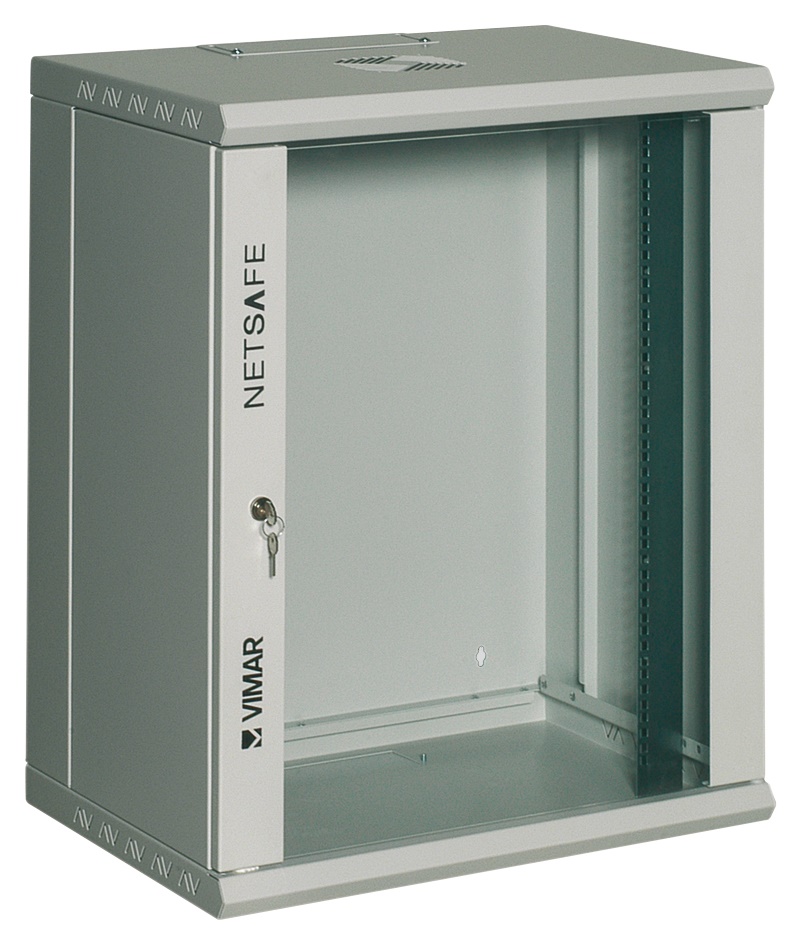 Quadro pannelli 19 15U da parete dimensioni 600x514x760 mm RAL 7035