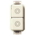 Due pulsanti indipendenti 1P NO 10A 250V per controllo circuiti elettrici semplice