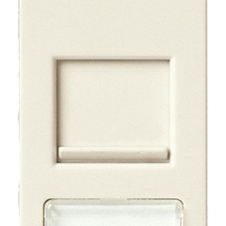 Presa RJ45 Netsafe Cat5e UTP con connettore 8 contatti morsetti ad incisione universale T568A/B per cablaggio rete dati