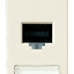 Presa RJ45 Netsafe Cat6 UTP 8 contatti cablaggio universale T568A/B modulo 110