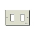 Placca 2M allum. viti oro