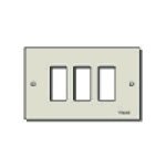 Placca 3M allum. viti oro