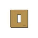 Placca 1M allum. scatto bronzo 