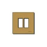 Placca 2M allum. scatto bronzo 