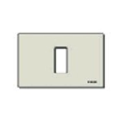 Placca 1M alluminio scatto oro