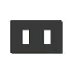 PLACCA 2M ALLUMINIO NERO