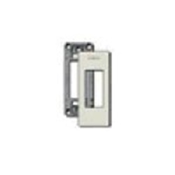 Placca 1 modulo alluminio anodizzato oro supporto pannelli fissaggio a scatto