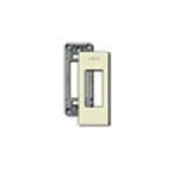 Placca 1 modulo resina avorio supporto pannelli fissaggio a scatto uso elettrico