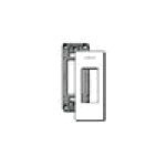 Placca 1 modulo resina bianco supporto pannelli fissaggio a scatto tecnico