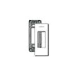 Placca 1 modulo resina bianco supporto pannelli fissaggio a scatto tecnico