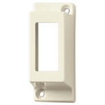Calotta parete monoblocco 1 modulo profondità 45 mm avorio RAL 9001