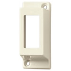 Calotta parete monoblocco 1 modulo profondità 45 mm avorio RAL 9001