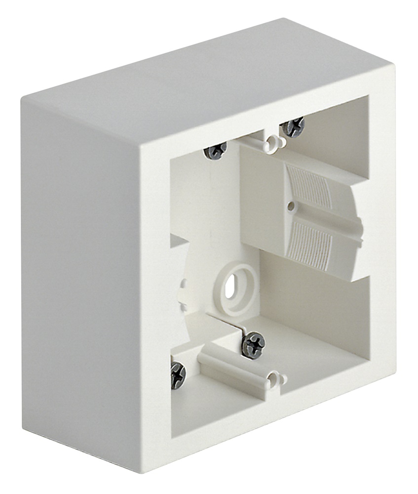 Scatola parete avorio 1-2 moduli profondità 43,5 mm per serie Idea Plana Eikon
