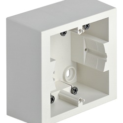 Scatola parete avorio 1-2 moduli profondità 43,5 mm per serie Idea Plana Eikon