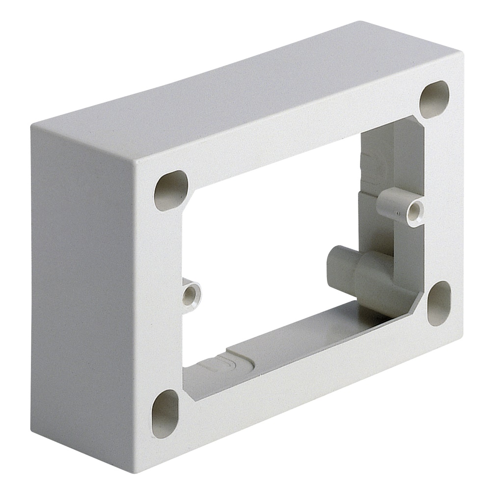 Scatola parete 3 moduli profondità 40 mm bianco per installazione apparecchi 8000 e Linea