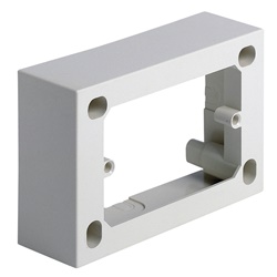 Scatola parete 3 moduli profondità 40 mm bianco per installazione apparecchi 8000 e Linea
