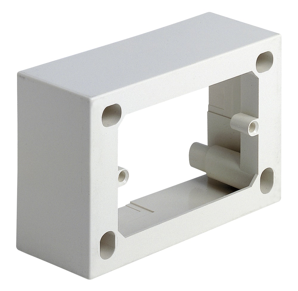 Scatola parete 3 moduli profondità 48 mm bianco per installazione apparecchi 8000 e Linea