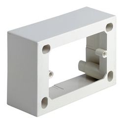 Scatola parete 3 moduli profondità 48 mm bianco per installazione apparecchi 8000 e Linea