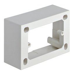 Scatola parete 3 moduli profondità 43,5 mm avorio per installazione apparecchi Eikon Idea Plana