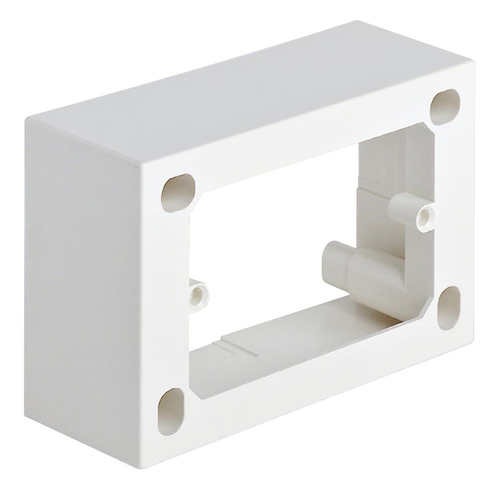 Scatola parete 3 moduli profondità 43,5 mm bianco per apparecchi Eikon Idea Plana
