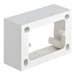 Scatola parete 3 moduli profondità 43,5 mm bianco per apparecchi Eikon Idea Plana