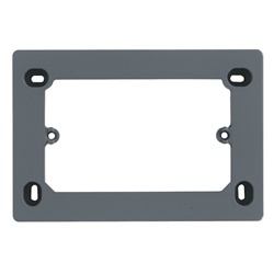 Scatola parete 3 moduli profondità 30 mm grigio Idea per installazione Eikon Idea Plana