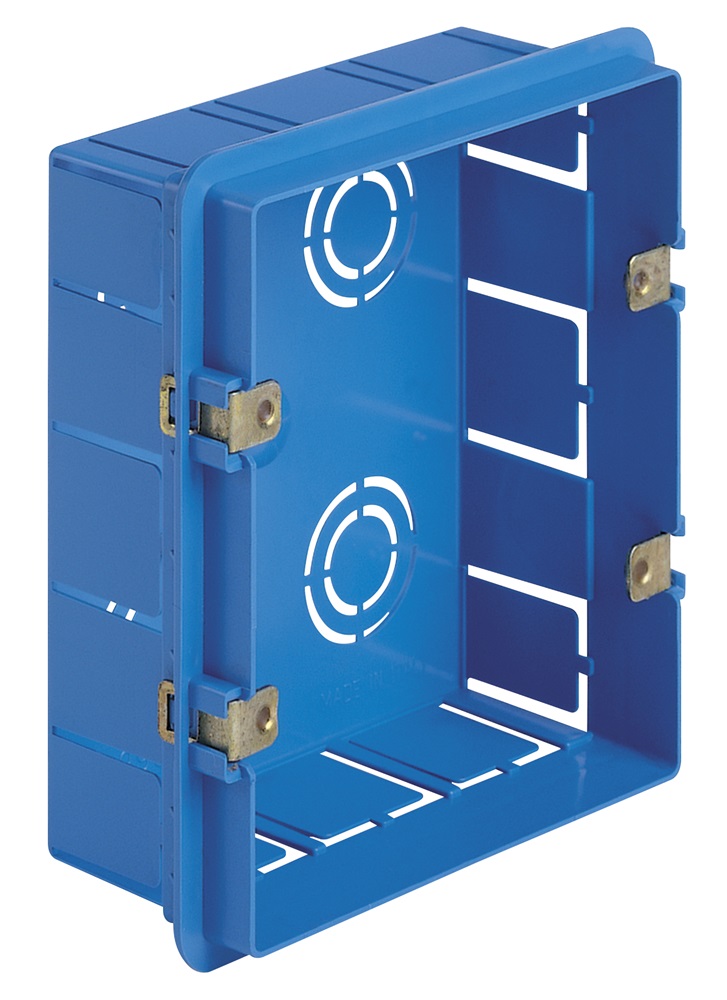 Scatola incasso 6M(3+3) azzurro 