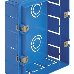 Scatola incasso 6M(3+3) azzurro 