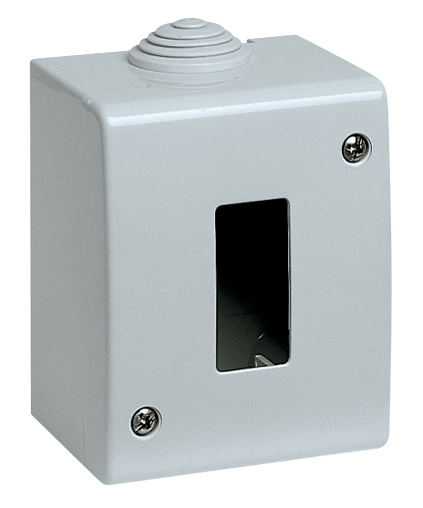 Contenitore da parete IP40 1 modulo 8000 grigio per apparecchi standard
