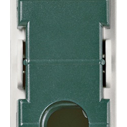 Deviatore illuminabile bianco 1P 10 AX 250 V~ Serie Plana Plana 