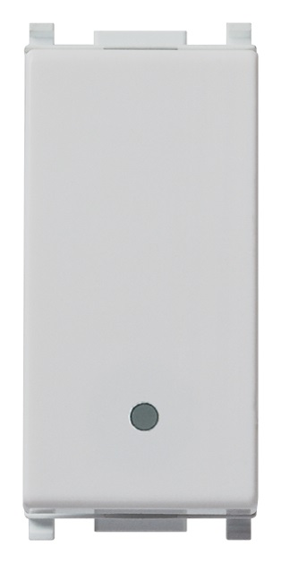 Deviatore 1P 10AX Silver Plana 