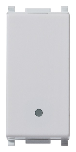 Deviatore 1P 16AX Silver Plana 