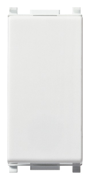 Pulsante 1P NC 10A 250V illuminabile tasto sostituibile bianco per impianti elettrici