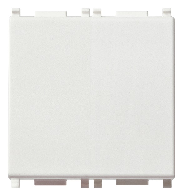 Invertitore 1P 16AX 2 moduli bianco illuminabile per lampade con alimentatore integrato