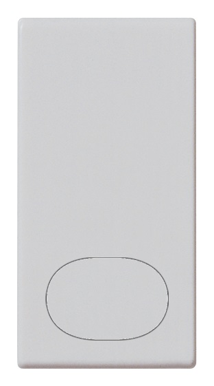 Tasto 1M neutro personalizzabile Silver Plana 