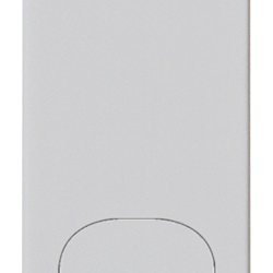 Tasto 1M neutro personalizzabile Silver Plana 