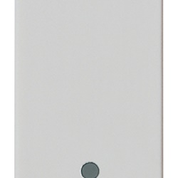 Tasto 1 modulo illuminabile Silver per impianti elettrici modulari