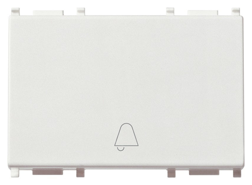 Tasto 3M simbolo campanello bianco Plana 