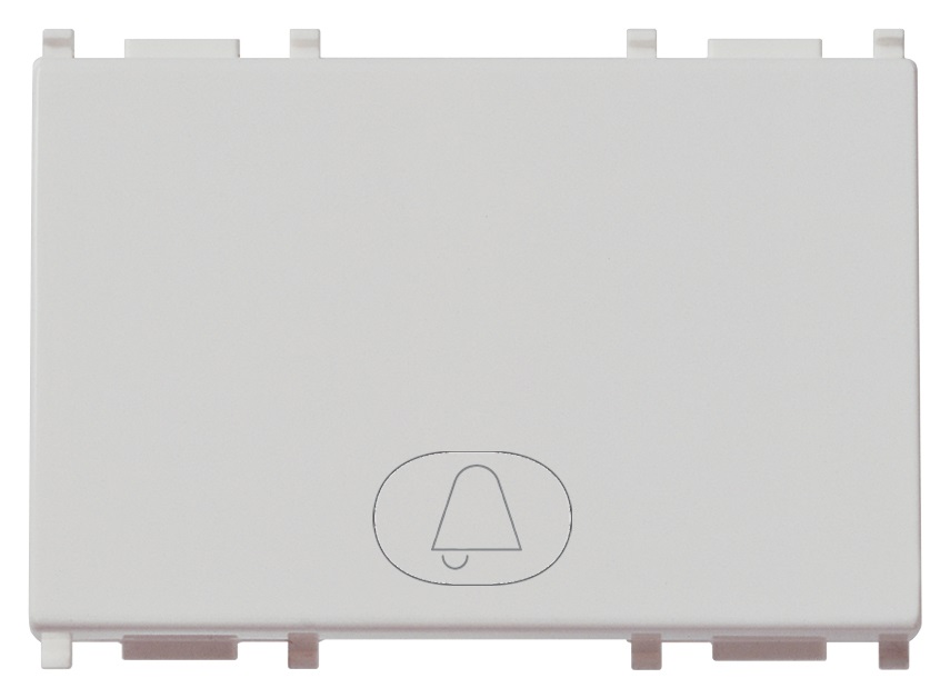 Tasto 3M simbolo campanello Silver Plana 